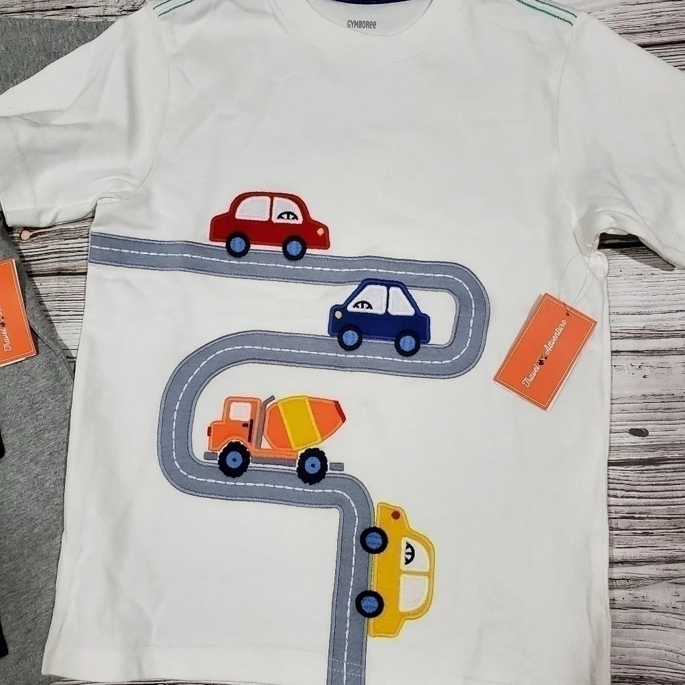 Gymboree Cars Vehicles T-Shirts NWT